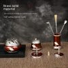 13876c1a c3b5 4bba b891 690462a8b5a4 trans Red Silver Plated Vintage Brass Incense Burner Kit (9 Pcs)