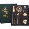 68df96e2 1e0b 4422 b846 187d486e7c54 Golden Lotus Sand Incense Burner Kit (12 Pcs)