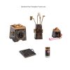 6aabbee7 3b85 4917 a41f 133c1d1375ff trans Golden Black Arabian Incense Burner Kit (9 Pcs)