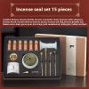 d7008efa ad8d 4a8f a55b 7d1f23f1035f trans Brass Incense Burner Cone Incense Making Tools (14pcs)